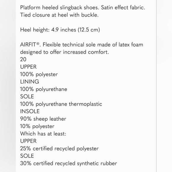 Zara high heel platform slingback shoes - Picture 4 of 5